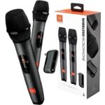 JBL Wireless Two Microphone System with Dual-Channel Receiver, Black