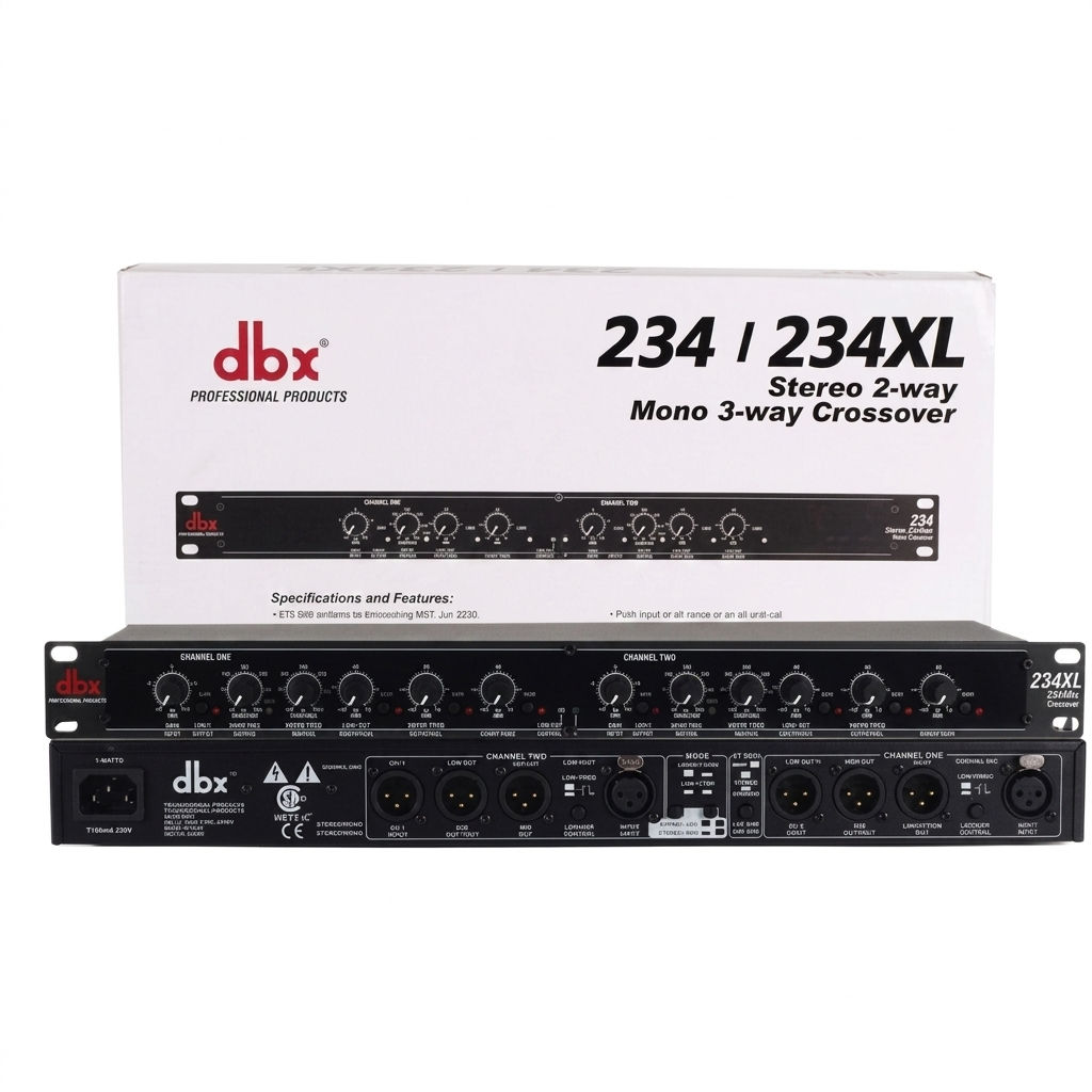 dbx 234XL Professional Audio Crossover,